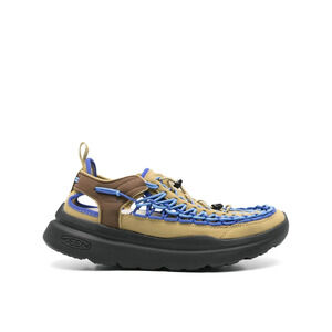 Keen Uneek WK Sandals Mens Size 10 Woven Shoes Khaki Black Blue Walking NEW